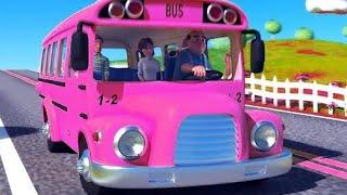 Wheels on the Bus CoComelon JJ's Animal Time Kids Songs | Animal Songs for Babies