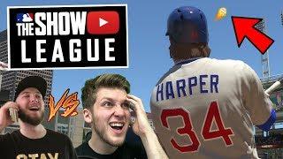 2 GRAND SLAMS IN ONE GAME!? FUZZY VS HEALY6 GAME #1! MLB THE SHOW 18 YOUTUBER LEAGUE