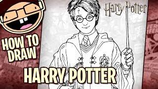 How to Draw HARRY POTTER (Harry Potter Movie Series) | Narrated Easy Step-by-Step Tutorial