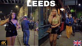 LEEDS CITY ENGLAND NIGHTLIFE WALK AFTER 3AM