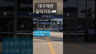1분만에 엿보는 변호사의 지방재판 여정 #shorts#변호사의하루#이혼소송#동대구역#신세계백화점#호우섬#서울떡갈비#이혼전문변호사#변호사브이로그#일상브이로그