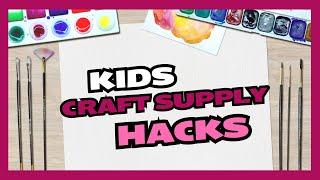 Tightwad Tipster Part 21: KIDS CRAFTING HACKS #budgetfriendly #savemoney