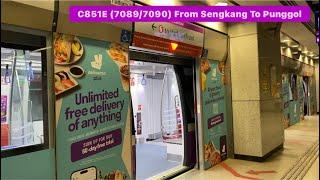 [Debut!][SBST] C851E (7089/7090) from Sengkang to Punggol(7)