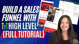 GoHighLevel - Sales Funnel Builder |  Using Templates | Tutorial 2023