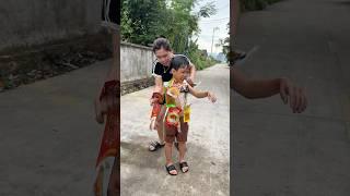 Baby CRIES After Village Tricks Him for All His Candy! #couple #funnybaby #funnykids #familyfun