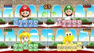 Mario Party 9 - Mario vs Luigi vs Peach vs Koopa - Bowser Station