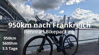 950km München - Frankreich in 3 Tagen | Rennrad Bikepacking