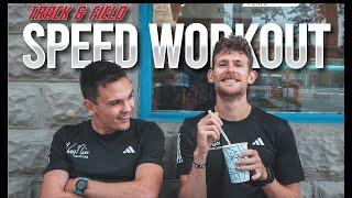 Hobbs Kessler and Morgan Beadlescomb Speed Workout