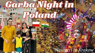 Celebrating Navratri with the Indian Community in Poland| Jai Ambe group Krakow| Polska