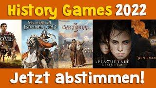 Die besten History Games 2022? Ihr entscheidet: Jetzt abstimmen! (& 3x 30 Euro Gutscheine gewinnen)