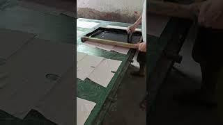 Manual screen printing method Good tools can increase work efficiency