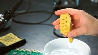 How Is a Wet Sponge Used? | Soldering