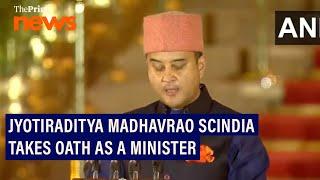 BJP leader Jyotiraditya Madhavrao Scindia sworn-in as a Minister in PM Modi’s cabinet