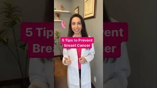  5 Tips to Prevent Breast Cancer #shorts #preventativehealth #breastcancerawareness