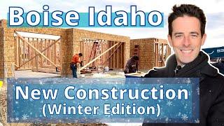 Can you build a house in Boise while it snows?