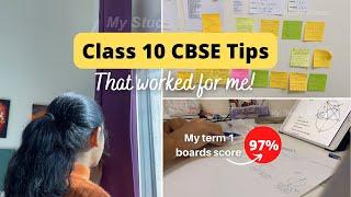 CBSE Class 10 Tips that helped me score 97% in Term 1 Boards | Class 10 Tips that worked for me