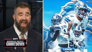 Monday Night Countdown | "Detroit Lions are MOST COMPLETE team for Super Bowl title" - Jason Kelce