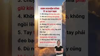 Kinh nghiệm sống ít ai dạy bạn #bahadi #xuhuong