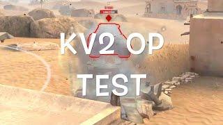 World of Tanks Blitz EconomicsMate KV2 OP Testing