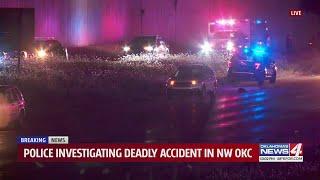 Police investigating deadly accident in NW OKC