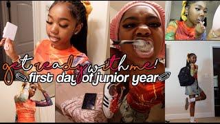 GRWM for the first day of junior year️|outfit, hair, and more!| Camryn Attis #school