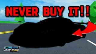 THIS LIMITED CAR IS RUINED AND HERE'S WHY IN Car Dealership tycoon.. | Mird CDT