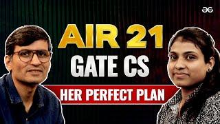 GATE AIR 21 Shares her secret to become a GATE Topper | GATE Topper Interview | GeeksforGeeks