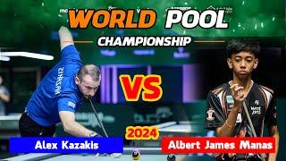 HIGHLIGHTS | Alex Kazakis vs Albert James Manas | 2024 World Pool Championship | June 06