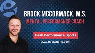 Mental Performance Coach Brock McCormack | Peak Performance Sports