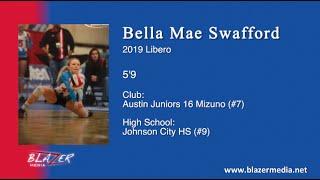 2019 Libero - Bella Mae Swafford - Volleyball highlights from HP