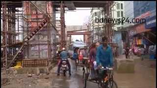 People suffer at Malibagh, Moghbazar and Mouchak due to a development project