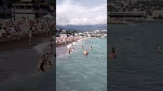 Ялта. Полные пляжи. Толпы туристов в Крыму 14 июня #крым2024