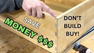 Dovetail Drawers - Buy Them or Build Them? / Woodworking Pro Tips