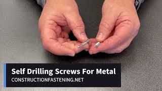 Self Drilling Screws For Metal, #3 & #5 Point Explained