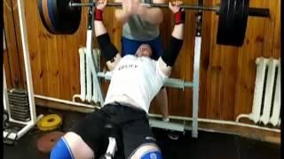 Alexander Kurak (Belarus), incline press - 200 kg for 3 reps 