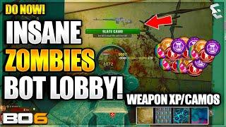 *NEW* CRAZY ZOMBIES BOT LOBBY GLITCH! (DO NOW!) Easy Nebula Camo Glitch & INFINITE XP GLITCH -BO6