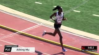 Athing Mu Crushes 1500m Win At AAU!