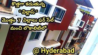 Duplex Villa for Sale in Hyderabad | Total 7 New Construction villas available for Sale | 200sq.yds