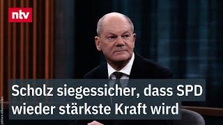 Vertrauensfrage vor Weihnachten? - Scholz siegessicher, dass SPD wieder stärkste Kraft wird | ntv