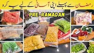 Pre-Ramadan Preparation 2025 | Easily Make, Freez & Store 30 Days | Ramadan Recipes 2025