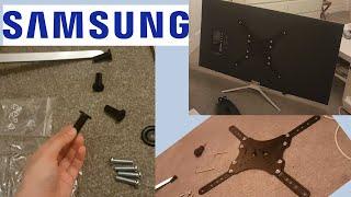 Problems mounting Samsung TV to the wall - watch this! (Wall Mount Adapters / Spacers -TIP!!)