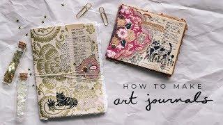 DIY art journals 