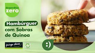 Hambúrguer com Sobras de Quinoa | Receitas Desperdício Zero | Pingo Doce