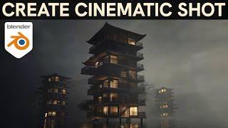 How To Create 3D CINEMATIC SCENE in Blender - Fast & Easy (Tutorial)