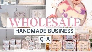 Wholesale Your Handmade Business Q+A // payment terms, time management, inventory, terminology