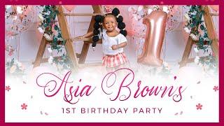 Asia Brown's First Birthday Party