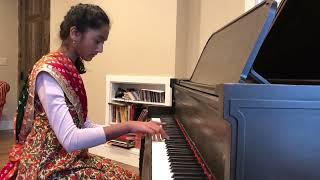 Anika Harshad Karche playing raag Bihag on piano