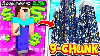 This INSANE 9-CHUNK SPAWNER will make you RICH! | SOLO SKYBLOCK | Minecraft SKYBLOCK SERVER #5