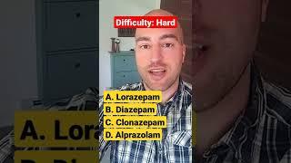 How well do you know BENZODIAZEPINES⁉️ #shorts