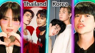 Koreans react to BOYS LOVE  Thailand vs Korea vs Japan  | PEACH KOREA